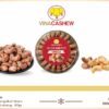 Hạt Điều Rang Muối Vỏ Lụa - Hũ Mica Xếp Hoa 450gr