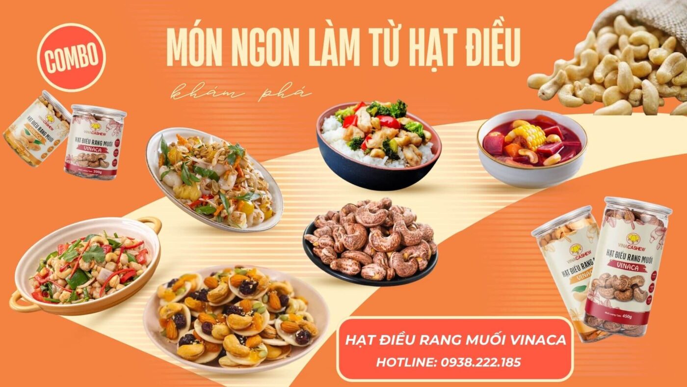 Món ngon làm từ hạt điều